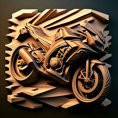 3D модель Kawasaki Z300 (STL)